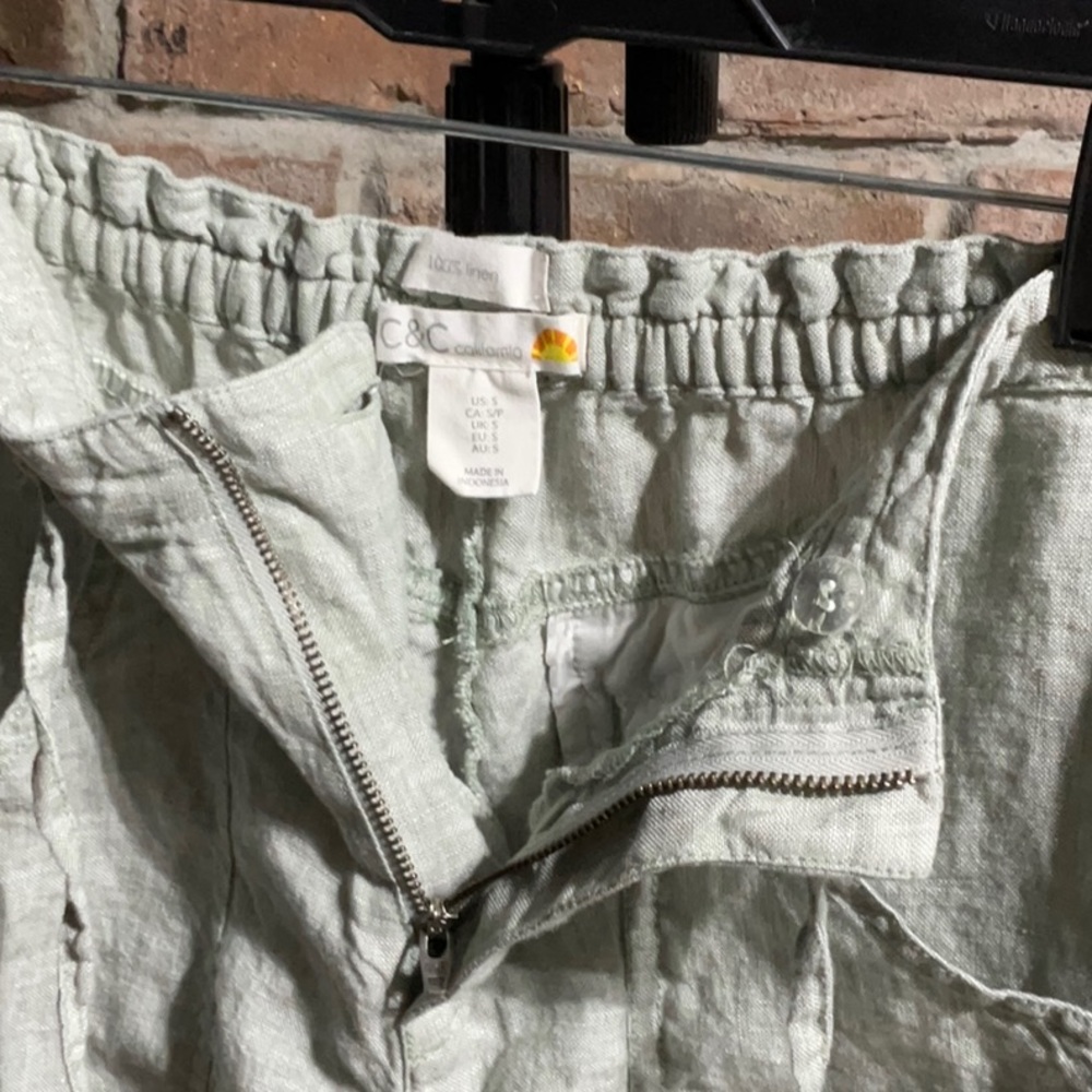 C&C California 100% Linen Shorts - image 3